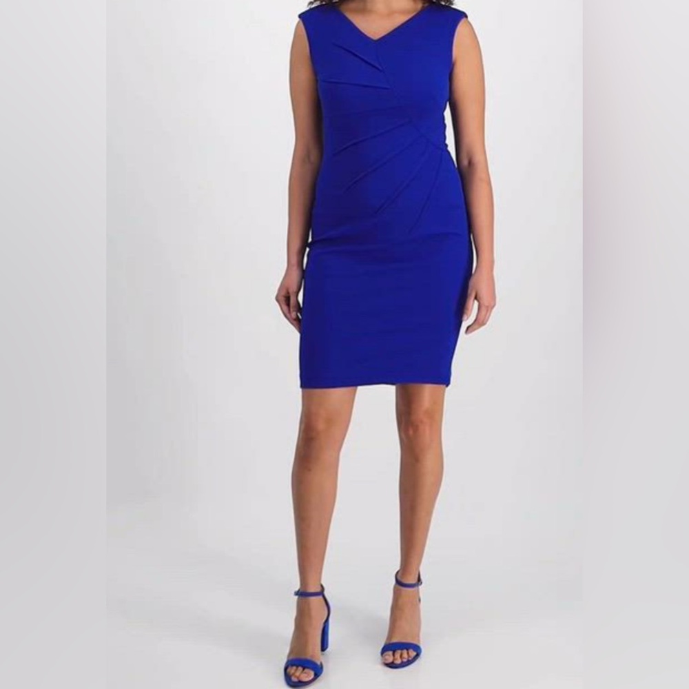 NWT Calvin Klein Women's Sleeveless Starburst Sheath Dress - Picture 2 of 4